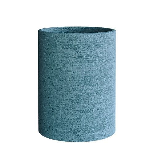 Кашпо Concretika Cylinder D40 H80 Erosia Blue фото 1