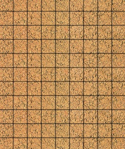 Тротуарная плитка Выбор Квадрат Б.3.К.8 100х100х80 мм Листопад Сахара фото 1
