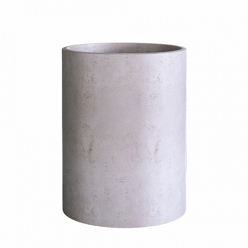 Кашпо Concretika Cylinder D40 H80 Concrete White фото 1
