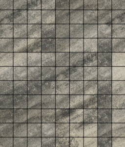 Тротуарная плитка Выбор Квадрат Б.3.К.8 100х100х80 мм Листопад Антрацит фото 1
