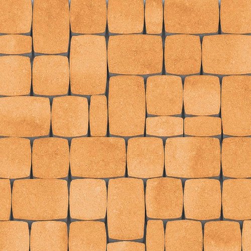 Тротуарная плитка Каменный Век Классико Модерн ColorMix 60 мм Оранжево-белый фото 1