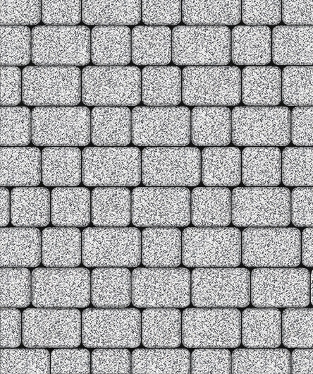 Тротуарная плитка Выбор Классико Стоунмикс А.1.КО.4 40 мм Черно-белый фото 1