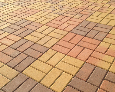 Тротуарная плитка Прямоугольник Arbet 60 мм ColorMix Барселона