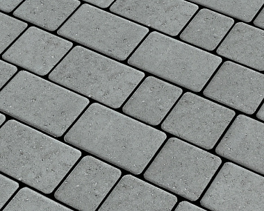 Тротуарная плитка Старый город 60 мм, цвет Серый