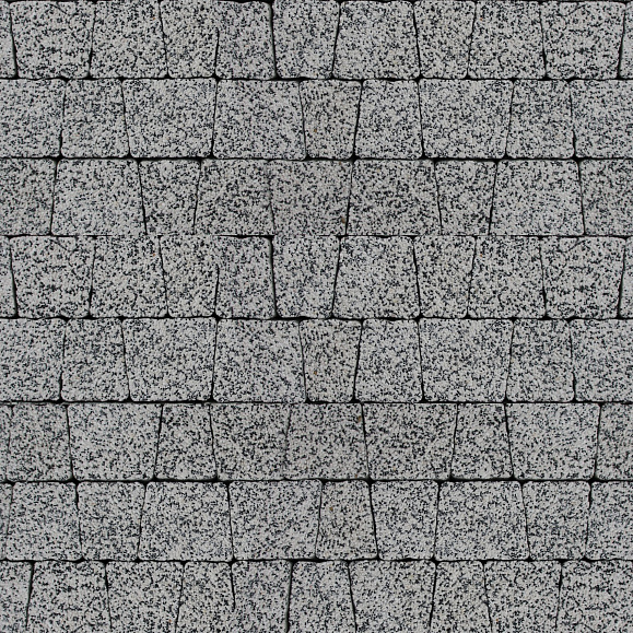 Тротуарная плитка Выбор Антик Стоунмикс Б.3.А.6 60мм Черно-белый фото 1