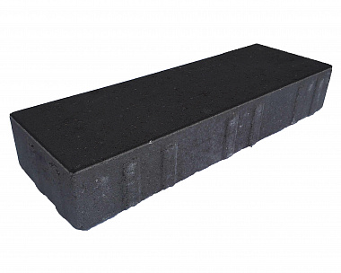 Тротуарная плитка Лидер 40 Паркет 150х450х80 мм Черный