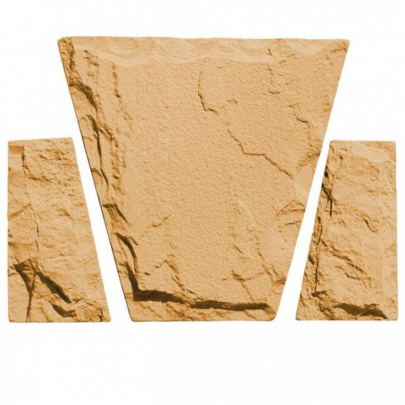 Замковый камень №4, цвет Песочный фото 1