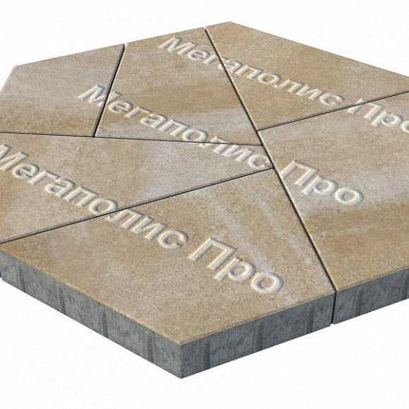 Тротуарная плитка Выбор Оригами Б.4.Фсм.8 80 мм Искусственный камень Степняк фото 2