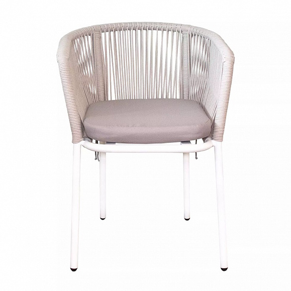Плетеный стул Марсель 4SIS из роупа (веревки), цвет бежевый фото 4