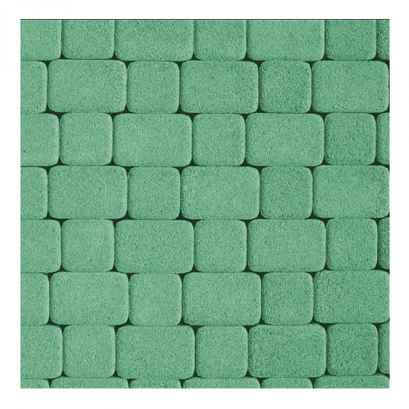 Тротуарная плитка Выбор Классико А.1.КО.4 Гранит 40 мм Зеленый фото 1