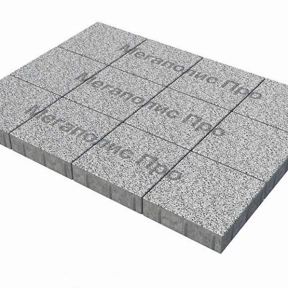 Тротуарные плиты Выбор Квадрум  Б.6.К.6 400х400х60 мм Стоунмикс Бело-черный фото 3