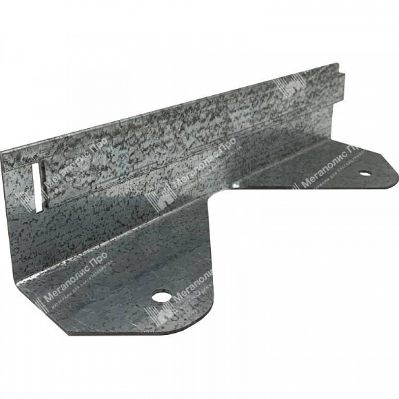 Металлический бордюр из оцинкованной стали (толщина стали 1,5 мм x2) h60, L1200, b70 фото 2
