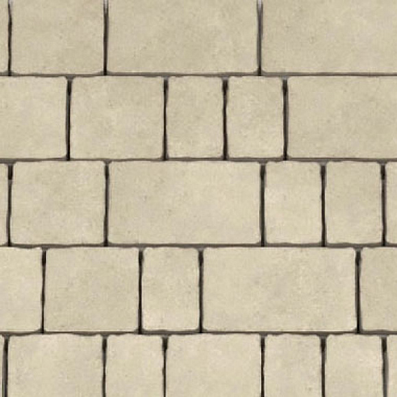 Тротуарная плитка Каменный Век Старый город 60 мм. Белый фото 1