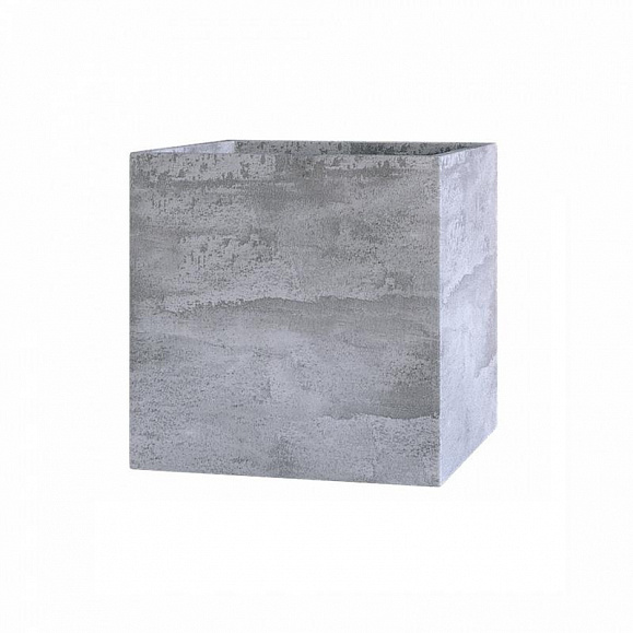 Кашпо Concretika Cube 40x40x40 Concrete Grey Light фото 1