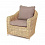 Кресло Кон Панна 4SIS из искусственного ротанга, цвет соломенный