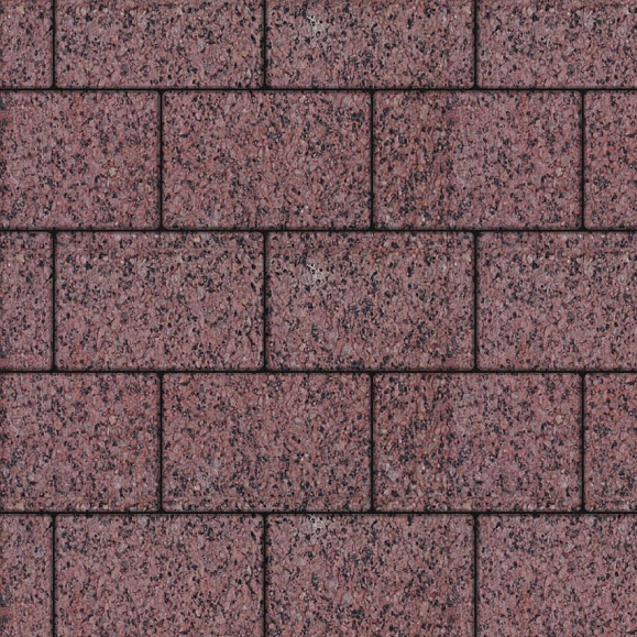 Тротуарная плитка Выбор Прямоугольник Б.1.П.8 300х200х80 мм Гранит Красный с черным фото 1