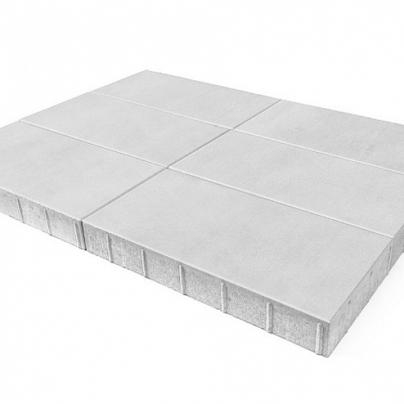 Тротуарная плита Cити Braer 600*300*80мм Белый фото 2