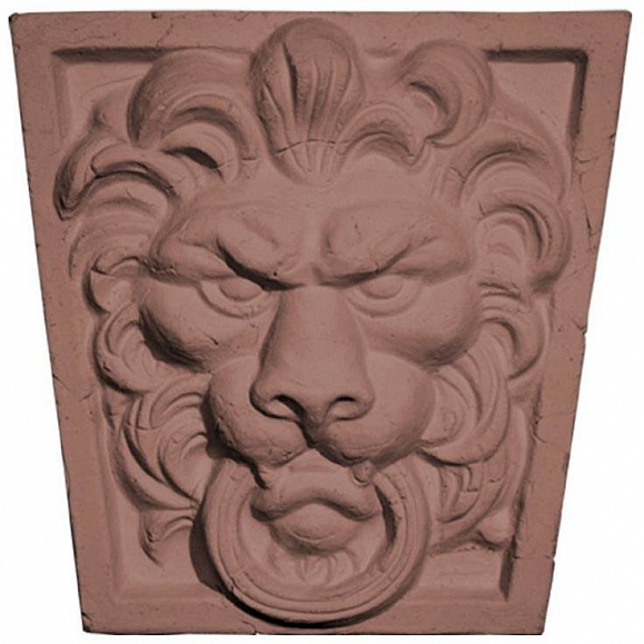 Замковый камень "Лев", цвет коричневый фото 1