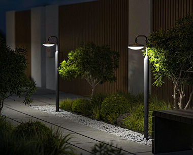 Уличный светильник Elektrostandard Portal 35162/F серый