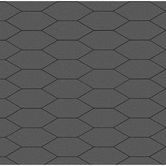 Тротуарная плитка Выбор Скошенный шестиугольник Б.1.ШГ.6 60 мм Стандарт Серый фото 1
