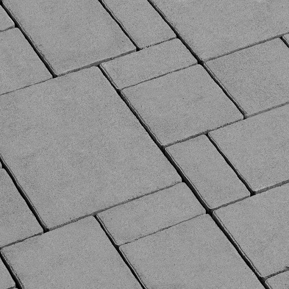 Тротуарная плитка 342 Механический завод Бавария 60мм Серый фото 1