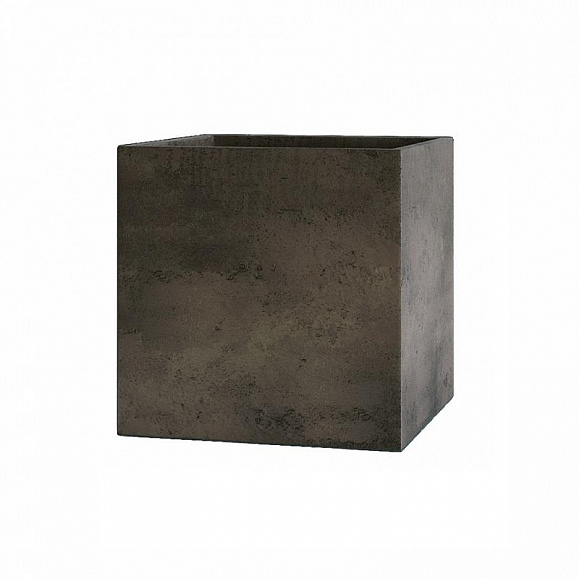 Кашпо Concretika Cube 40x40x40 Brezent Grey фото 1