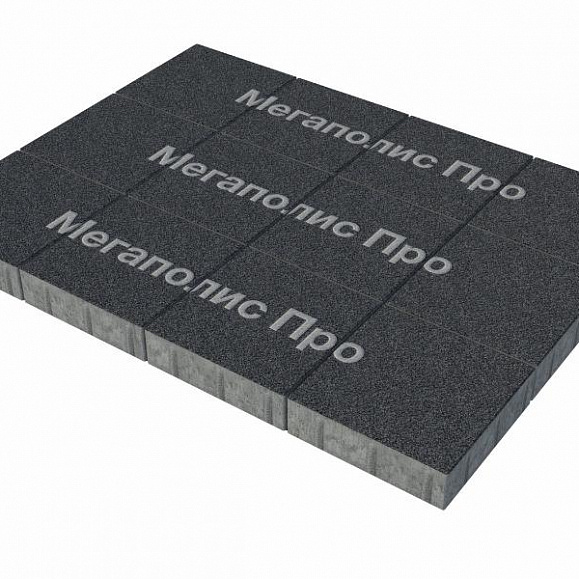 Тротуарные плиты Выбор Квадрум  Б.5.К.6 500х500х60 мм Стоунмикс Черный фото 3