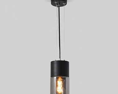 Уличный светильник Elektrostandard Roil IP54 35125/H чёрный/дымчатый плафон