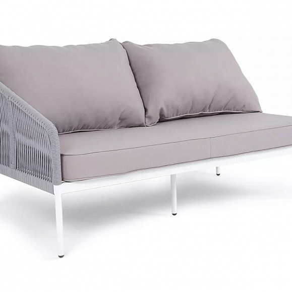Модуль диванный правый Канны 4SIS из роупа (веревки), цвет светло-серый фото 2