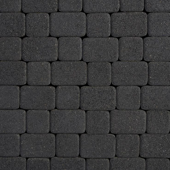 Тротуарная плитка Выбор Классико А.1.КО.4 Гранит 40 мм Черный фото 1