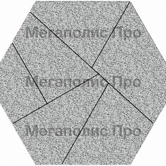 Тротуарная плитка Выбор Оригами Б.4.Фсм.8 80 мм Стоунмикс Бело-черный фото 3