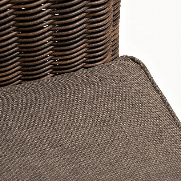 Кресло Боно 4SIS из искусственного ротанга, цвет коричневый фото 6