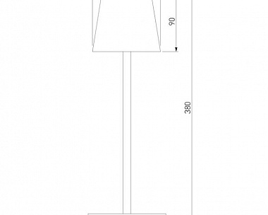 Уличный светильник настольный Elektrostandard Mist с аккумулятором, регулировкой цветовой температуры и яркости TL70220 черный