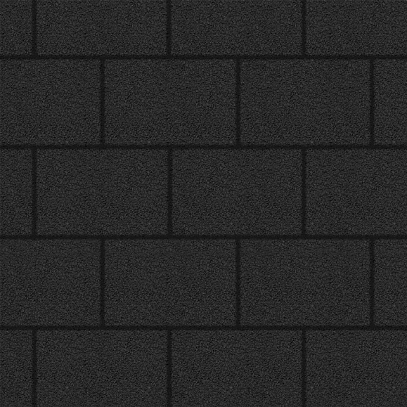 Тротуарная плитка Выбор Прямоугольник Б.1.П.8 300х200х80 мм Гранит Черный фото 1