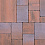 Тротуарная плитка Сиян Бавария П24-6 60 мм ColorMix Марс