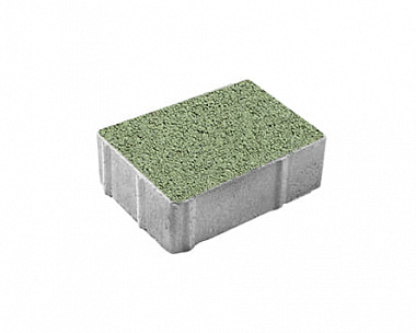 Тротуарная плитка Выбор Прямоугольник Б.1.П.8 300х200х80 мм Гранит Зеленый