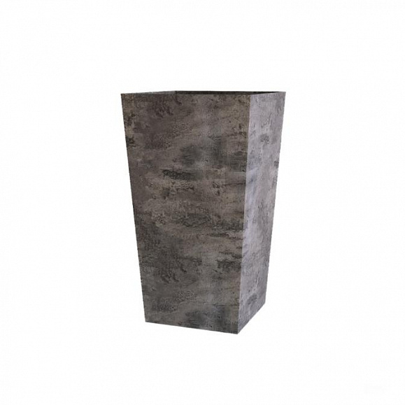 Кашпо Concretika Conic 30x30x50 Concrete Grey Dark фото 1