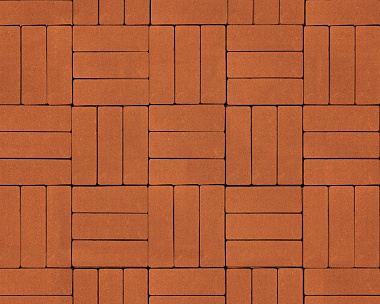 Тротуарная плитка Artstein Паркет 60 мм Оранжевый