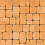 Тротуарная плитка Каменный Век Классико Модерн ColorMix 60 мм Оранжево-белый