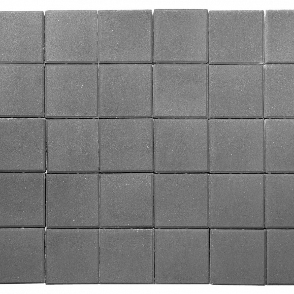 Тротуарная плитка Лидер 40 Квадрат 200х200х60 мм Серый фото 1