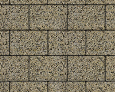 Тротуарная плитка Выбор Прямоугольник Б.1.П.8 300х200х80 мм Гранит Желтый с черным