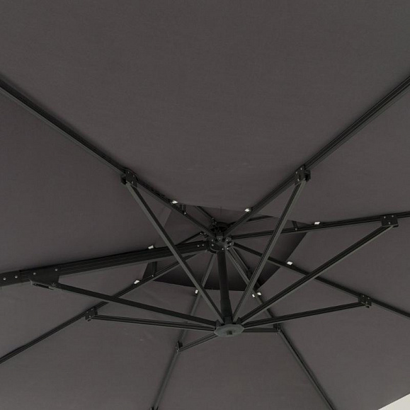 Садовый зонт Varallo Brafritid антрацит/антрацит, алюминий фото 3