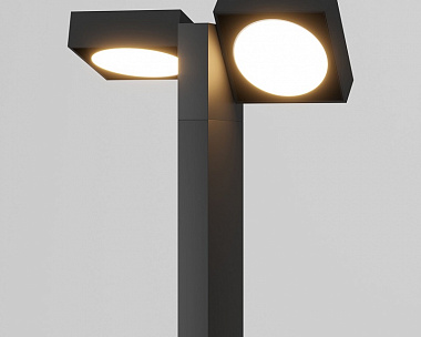 Уличный светильник Elektrostandard Twin 35170/F черный