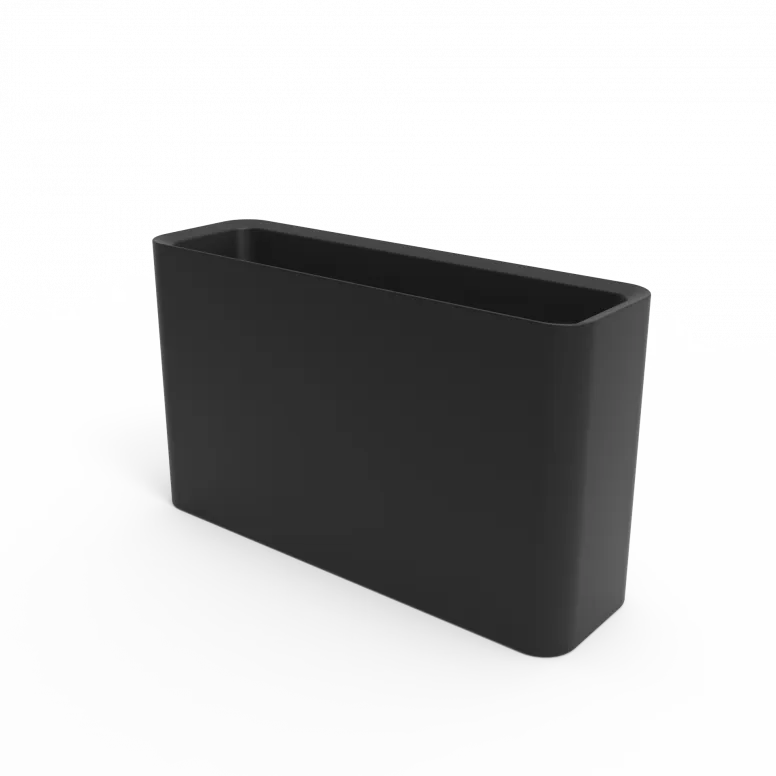 Кашпо Berkano Vittorio 53 DB Coal Black фото 1
