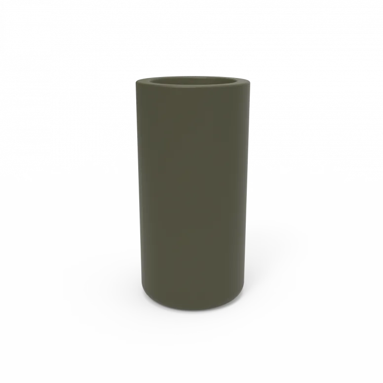 Кашпо Berkano Smoov Planter Cylinder DB Olive green фото 1