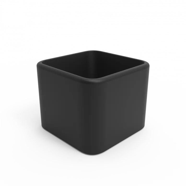 Кашпо Berkano Cubo 60 Coal Black фото 1