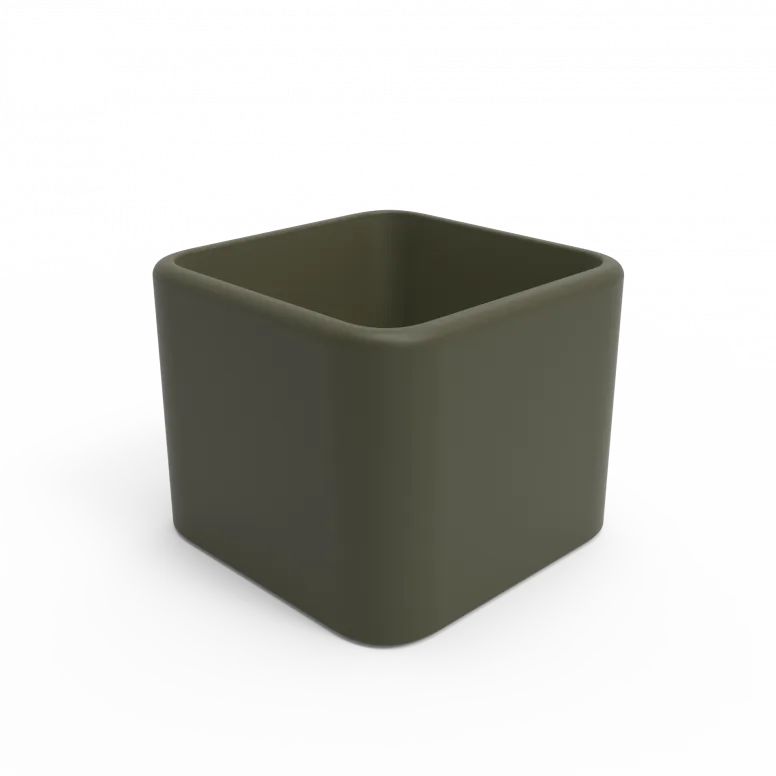 Кашпо Berkano Cubo 60 Olive green фото 1
