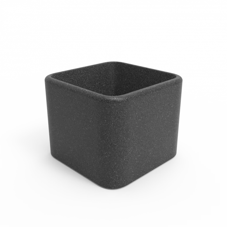 Кашпо Berkano Cubo 60 Black Granite фото 1