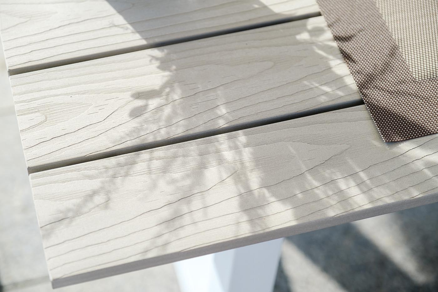 Сан Ремо стол обеденный из ДПК, каркас алюминиевый фото 5