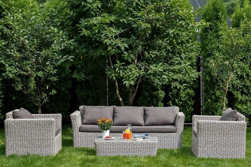 Лаунж-зона Капучино 4SIS из искусственного ротанга, цвет коричневый фото 5